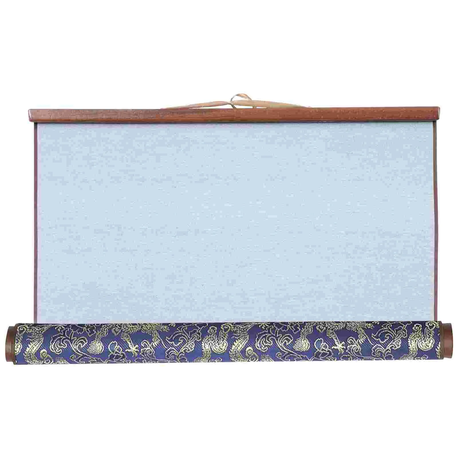 

Ink Calligraphy Water Writing Cloth Handwriting Blank Hanging Scroll Paper Notebook