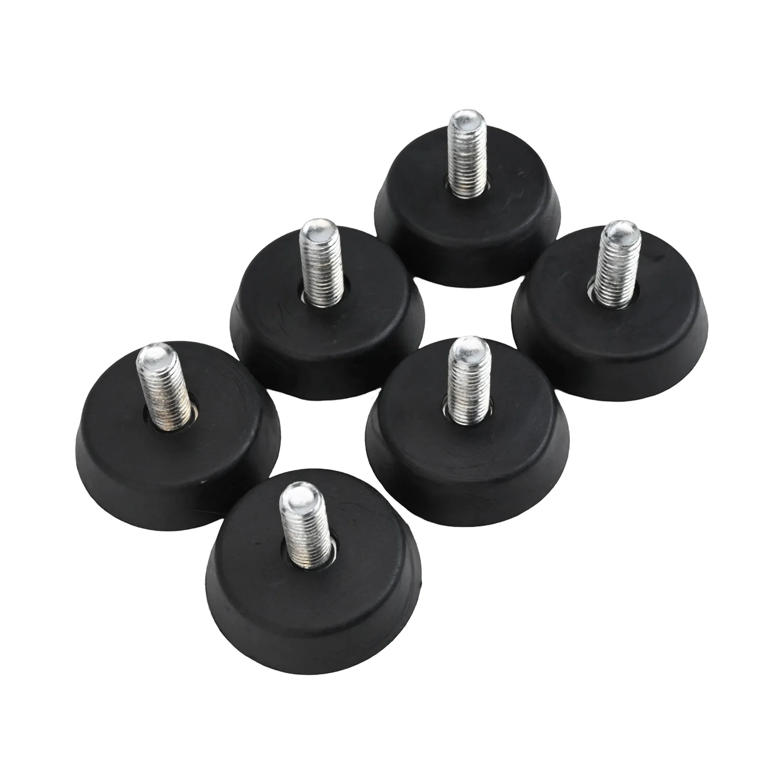 Sturdy Exercise Bike Foot Pads 6pcs Designed for Shock Absorption and Sound Isolation to Enhance Your Workout Environment