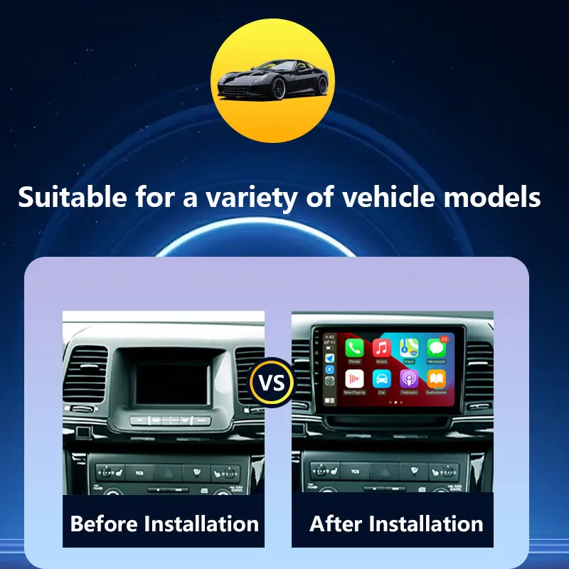 Car Radio Audio Multimedia Player for Kia Opirus GH 2006 - 2011 Wireless CarPlay DSP Stereo GPS Navi Split Screen Bluetooth WiFi