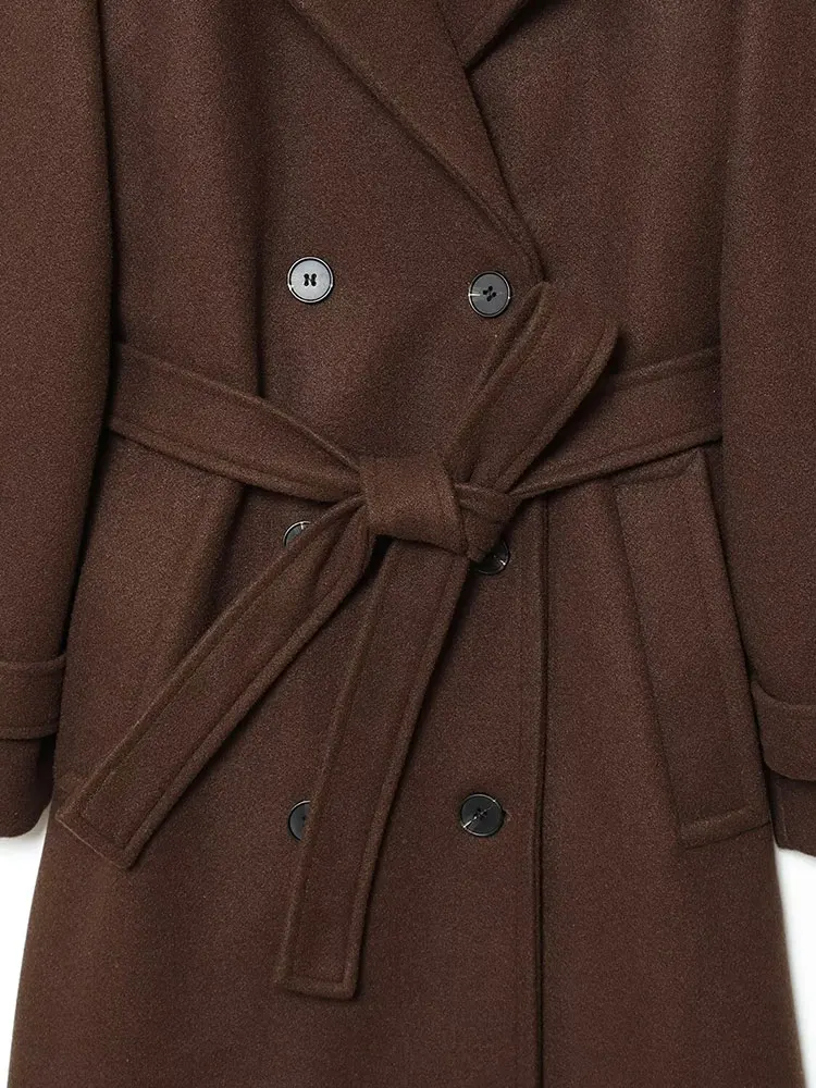 NLZGMSJ Vintage Casual Chic Solid Women Jackets Turn-down Collar Long Sleeve Coats New Fashion 2025 Autumn Winter Jacket Outwear:NLZGMSJ Vintage Casual Chic Solid Women Jackets Turn-down Collar Long Sleeve Coats New Fashion 2025 Autumn Winter Jacket Outwear