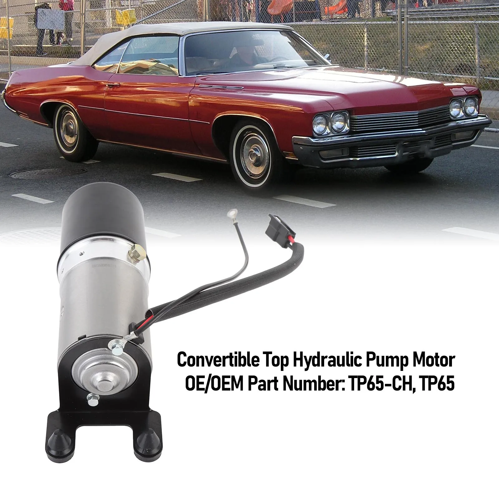 

Гидравлический насос-мотор для трансформируемого верха TP65-CH, металлический, с плавным ходом, замена для Catalina 2+2 TP65-CH