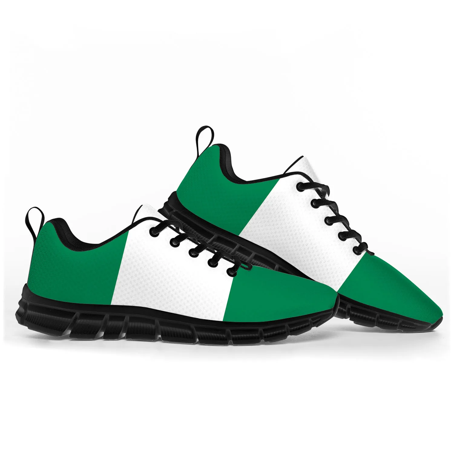 

Nigerian Flag Sports Shoes Mens Womens Teenager Kids Children Sneakers Nigeria Casual Custom High Quality Couple Shoes