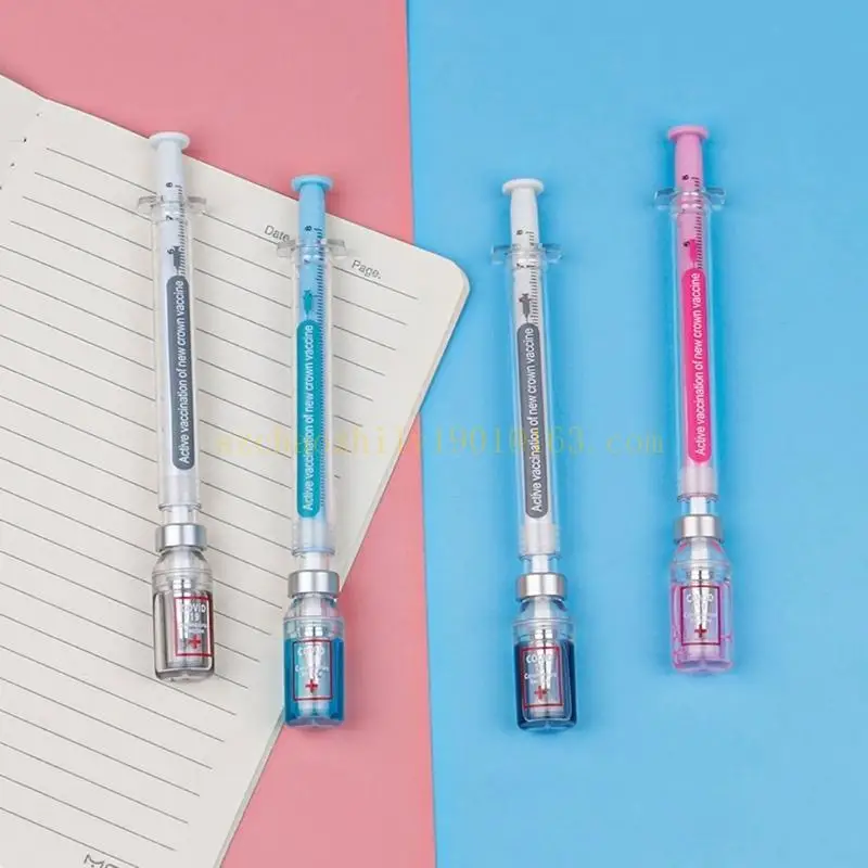 Długopisy 62KA Creative-Ballpoint z Artykułami Papierniczymi dla Uczniów i Szkół, Nowatorskie Długopisy Pielęgniarskie w Kształcie Strzykawki Creative-Ballpoint