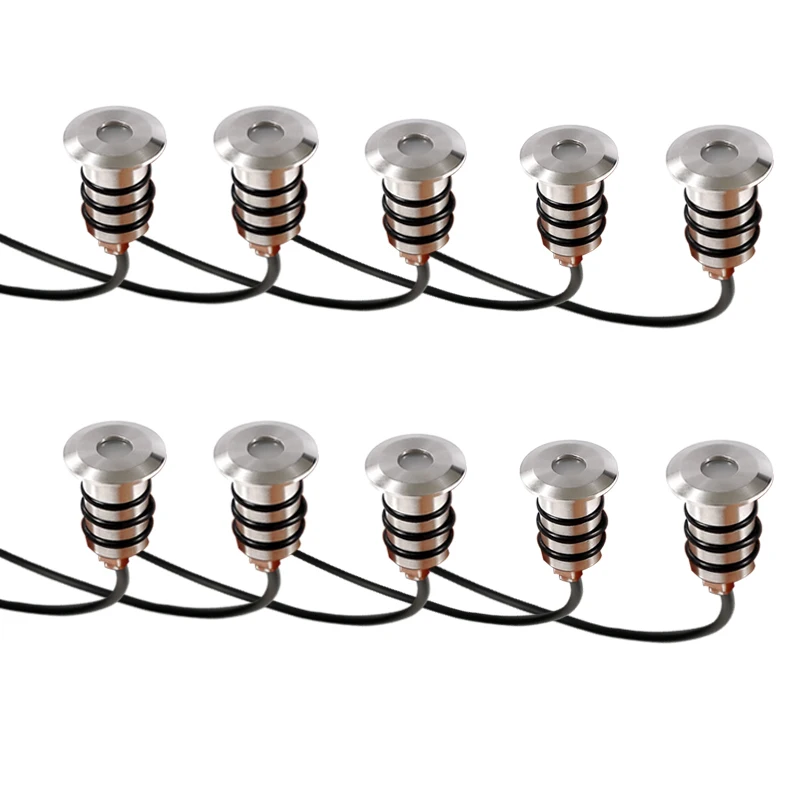 pequeno recesso impermeavel luzes led jardim ao ar livre paisagem quintal garden yard 05w smd2835 diametro de 15 mm pcs 10 pcs 01