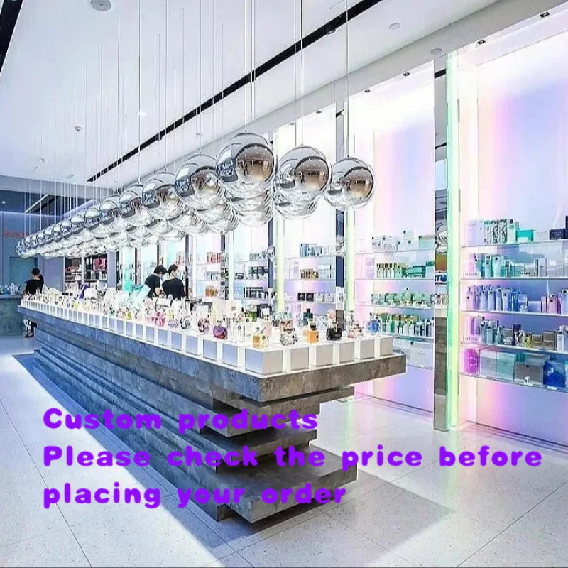 

custom.LED Lighting Interior Design Display Rack Perfume Skin Care & Cosmetic Shelves Retail Stand Bracket Cabinet