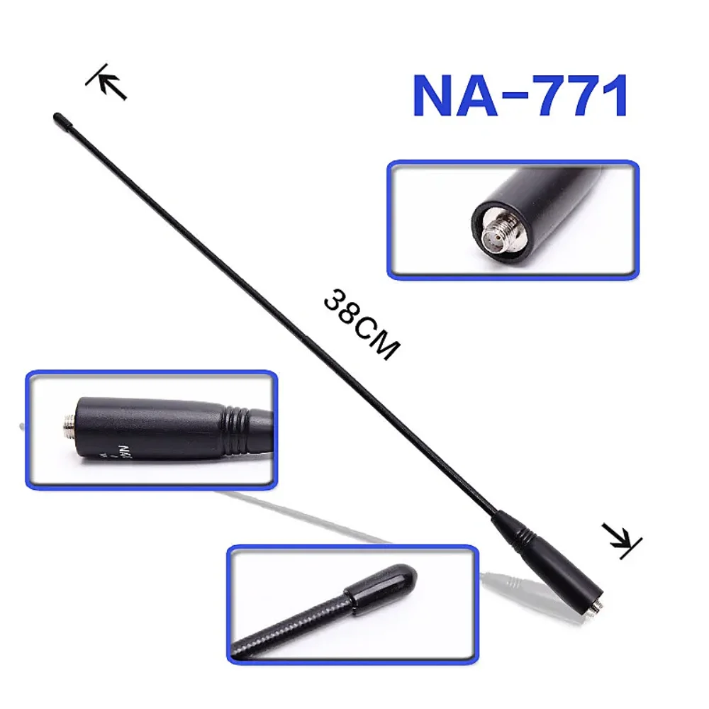 Original NA-771 Nagoya Dual Band Two Way Radio Antenna SMA Female for BaoFeng UV-5R UV-82 BF-888S UV-9R Handheld Transceiver