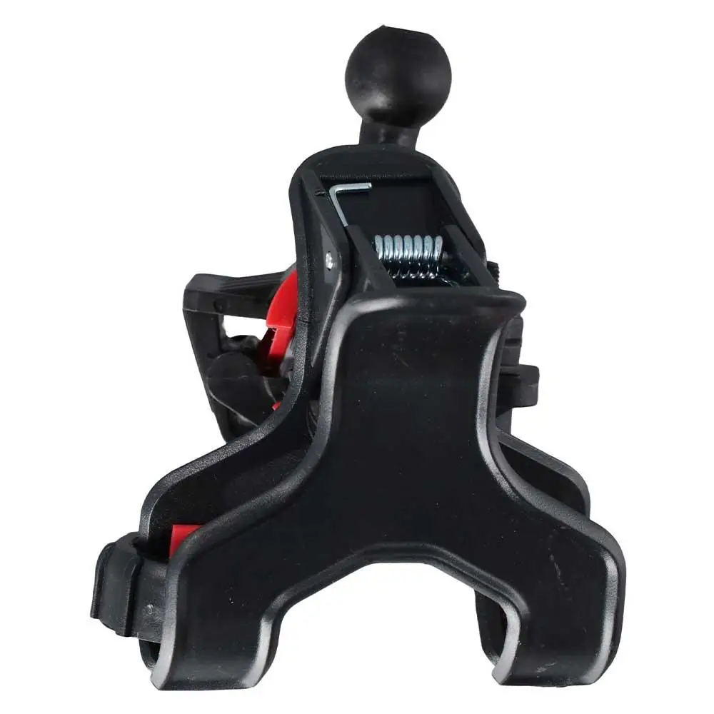 Supporto per telefono cellulare con supporto per manubrio per motore da bicicletta Supporto per microfono nero universale Supporto per telefono per bici per microfono per smartphone