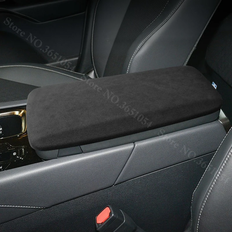 Car Armrest Box Cushion For Lexus RX RX350h RX450 RX500h Suede Comfortable Center Console Box Cover Anti Scratch Protector Pad