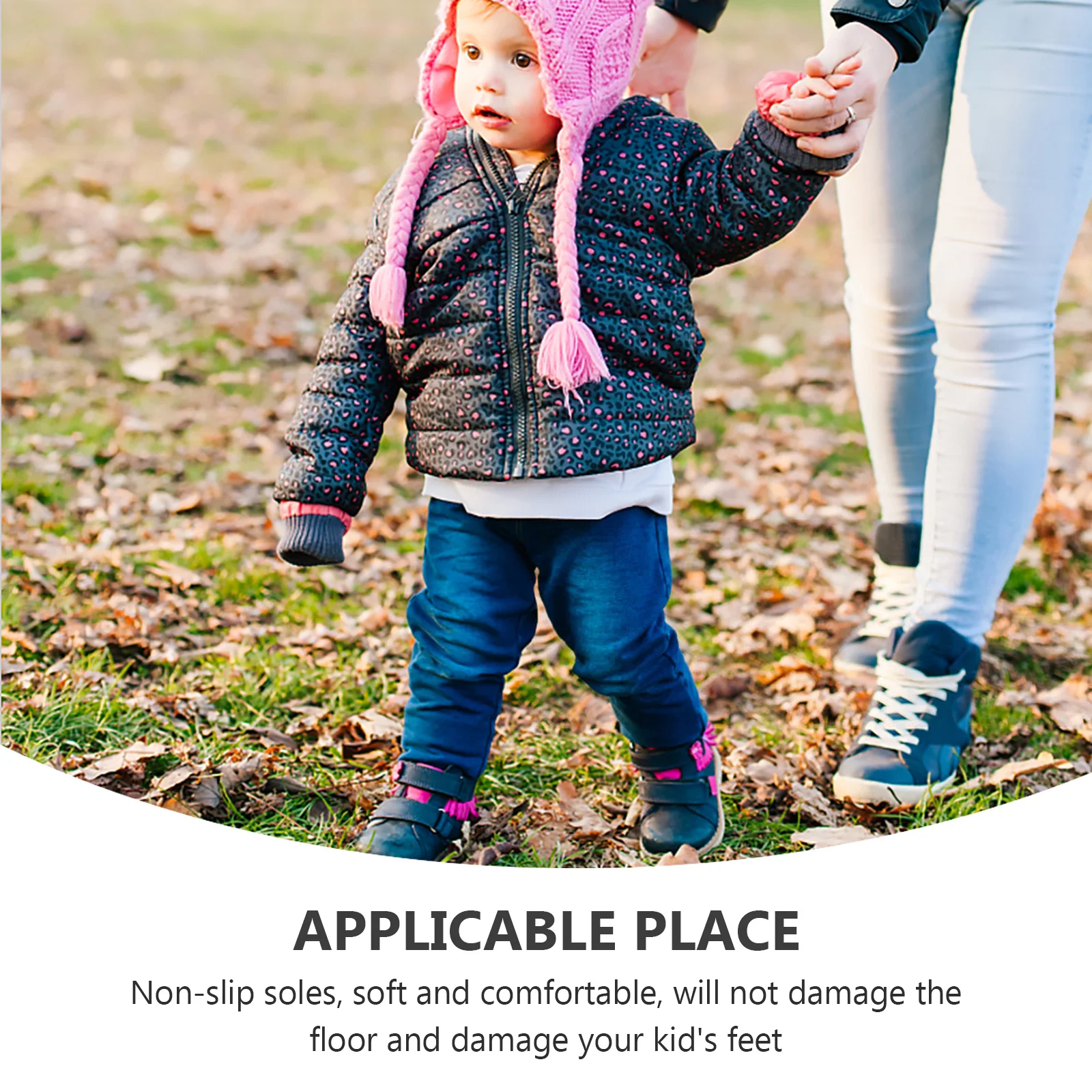 

Baby Toddler Shoes Infant Prewalker Warm Cotton Shoes Soft Non Slip Socks Newborn Steps Sports Shoe Fashionable All Match