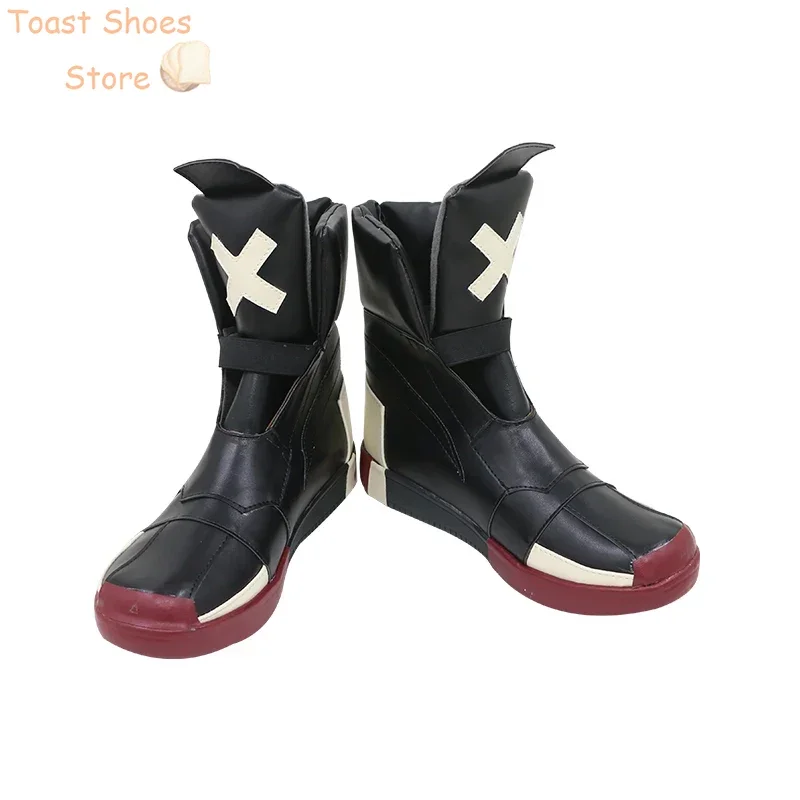 Raze Cosplay Schuhe Pu Lederschuhe Spiel Valor ant Cosplay Requisiten Halloween Karneval Stiefel Kostüm Requisite