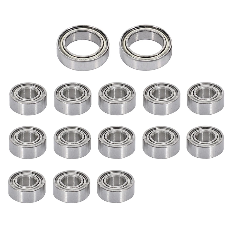 15 Pcs Ball Bearing Set For ECX 1/10 2WD Torment Amp Ruckus Circuit Boost RC Car Upgrade Parts Accessories