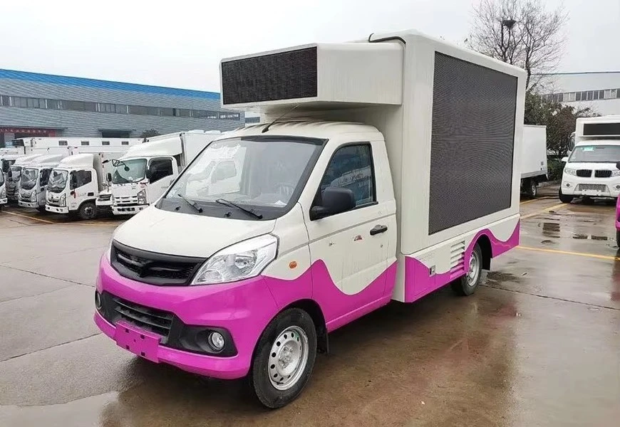 Factory supply Foton mobile LED advertising vehicle full color digital billboard display vehicle for outdoor promotion