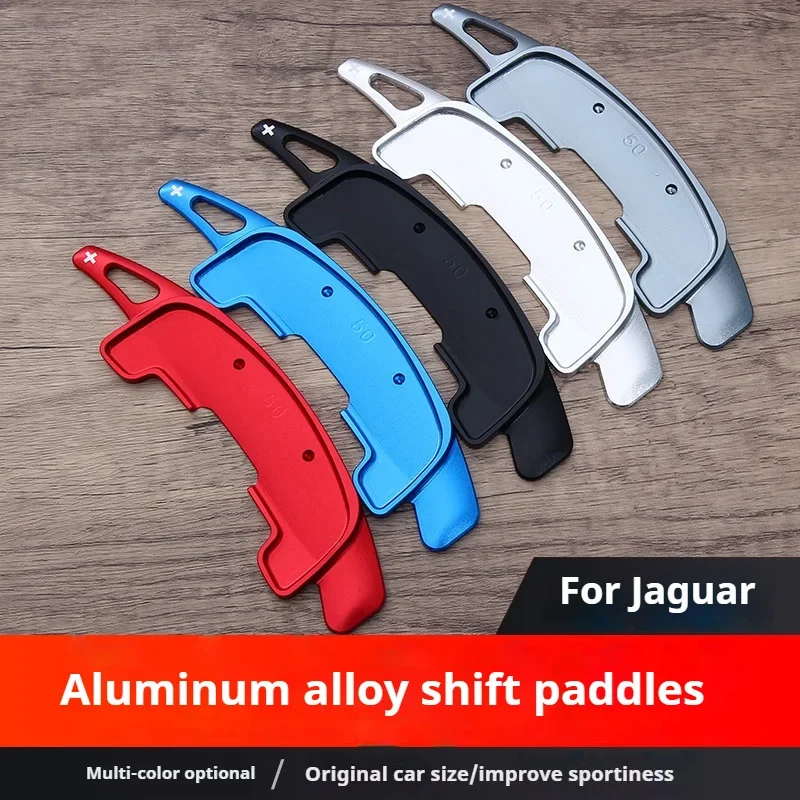 

2pcs Aluminum Alloy Car Steering Wheel Shift Paddle Extension for Land Rover Discovery Sport Velar Evoque Range Rover