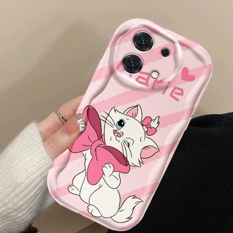 Disney Aristocats Marie Wave Oil Cover For Xiaomi Redmi Note 13 12 12S 11S 10A 10 9 8 A1 A2 Pro Plus Phone Case