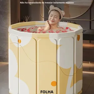 Direct folding tub of the factory of thick and ecological PVC bathroom portable bathtub for children and adults 8 Main Sales Bubble Bath - №7