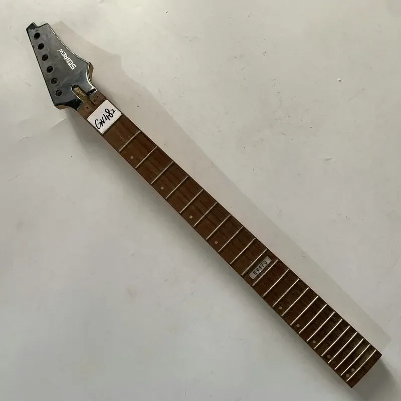 GN482 Genuine and Original Sebrew Electric Guitar Unfinished Floyd Rose Guitar Neck 24 Frets Rosewood Damages Cracks Sales