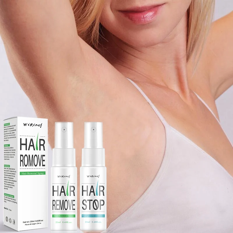 Hair Growth Inhibition Spray Hair Stop To Prevent Hair Growing Mild Moisturizing Non-Irritating Painless Hair Removal Permanent