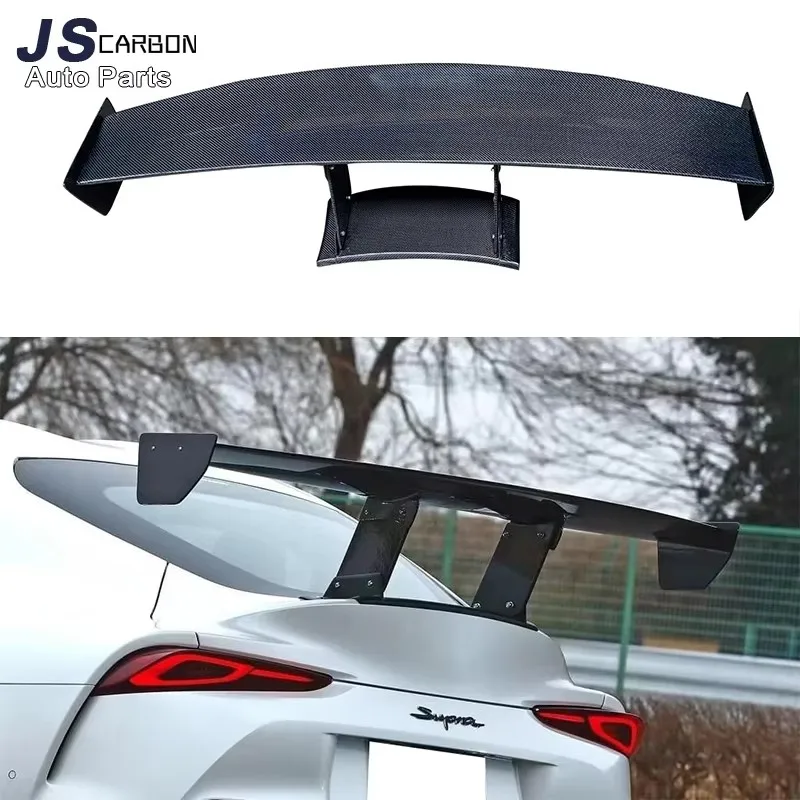 For Toyota Supra A90  MK5 Vrs Style  Carbon Fiber Tail fins rear spoiler Auto Car Rear Trunk Spoiler Wing upgrade body kit