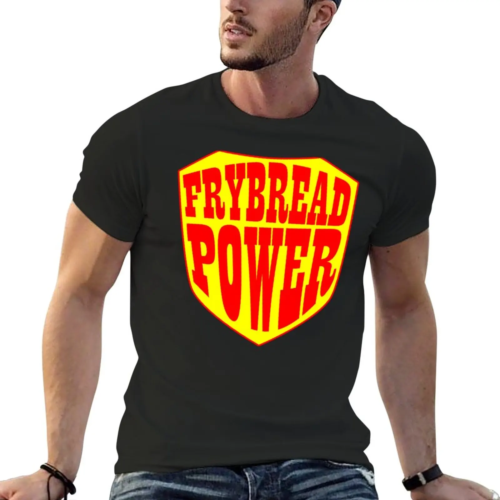 New Frybread Power, Retro Design T-Shirt Anime t-shirt funny t shirt cute tops sweat shirts, men