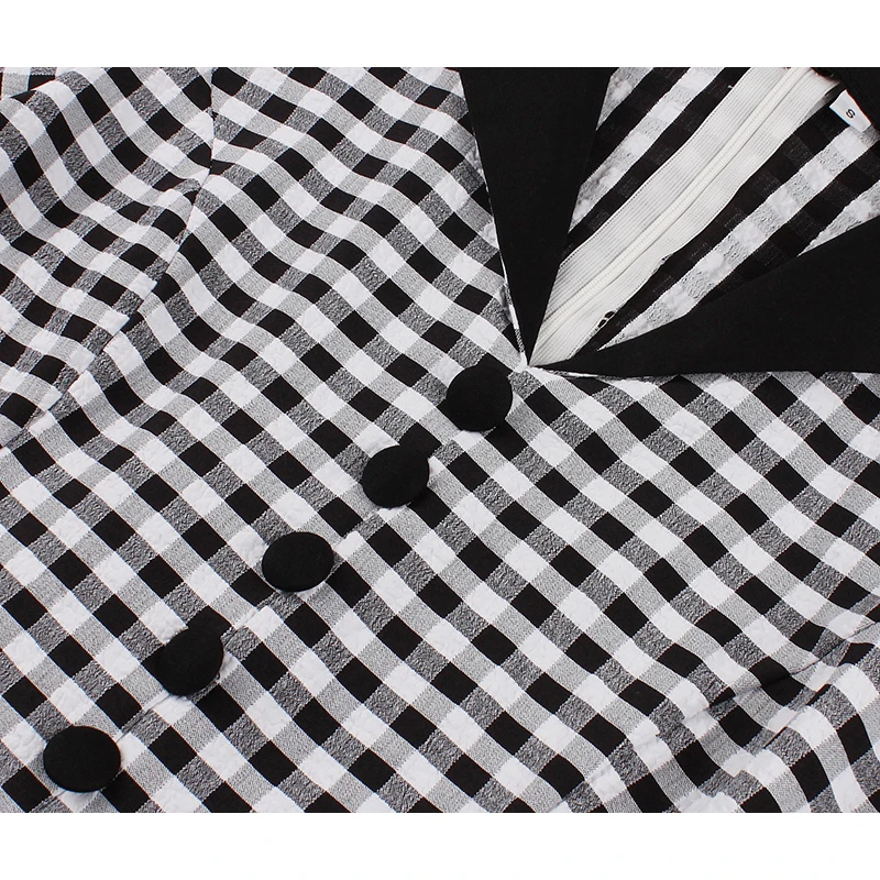 เดรสทรงเอลายสก็อตวินเทจ เดรสทรงเอเอวสูงสไตล์เรโทรสำหรับผู้หญิง แฟชั่นฤดูใบไม้ร่วงฤดูหนาว เดรสลายสก็อตคลาสสิกสำหรับสุภาพสตรี