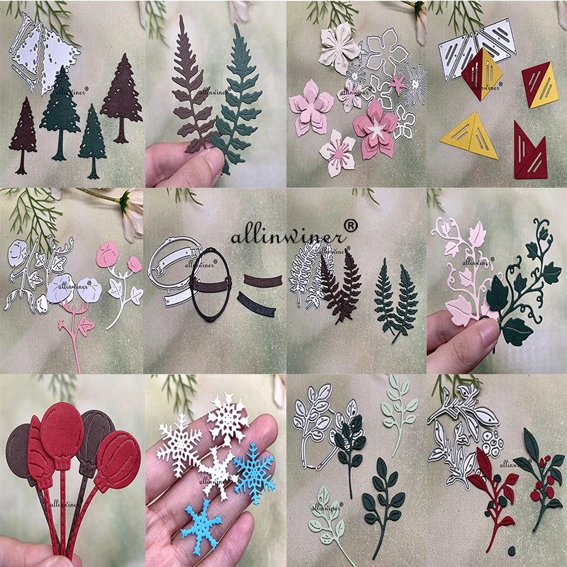 Blumenblatt-Serie, Metall-Stanzformen, Schablonen, gestanzt, für DIY Scrapbooking, Album, Papier, Kartenprägung
