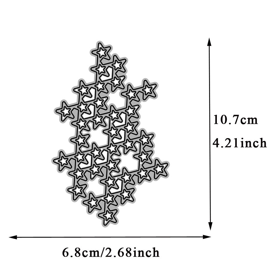 Lucky Goddess Metal Cutting Dies Star Lace Diy Scrapbooking Photo Album Decorative Embossing Paper Card Crafts