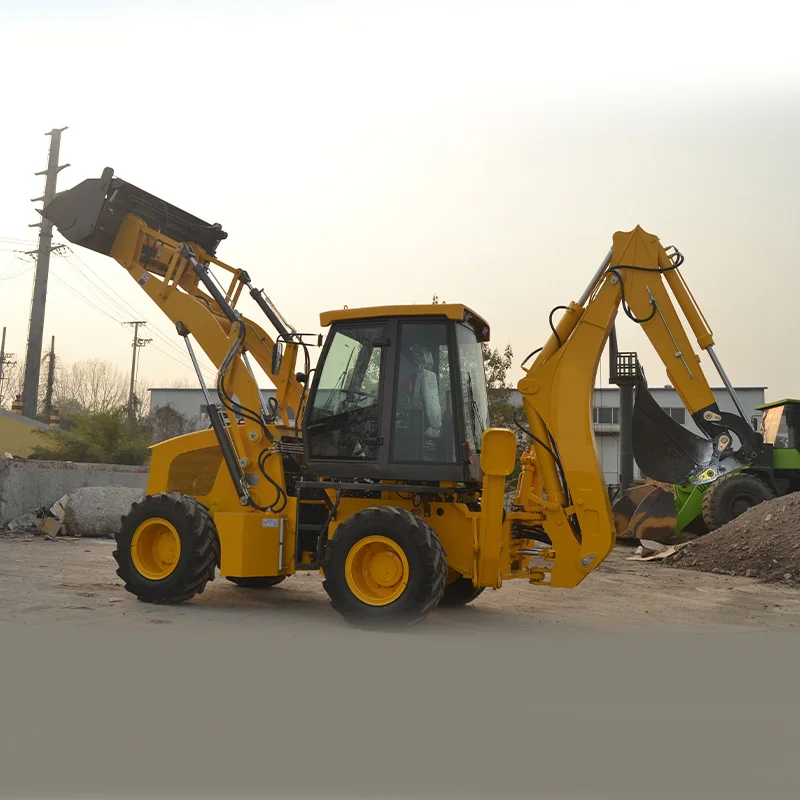 Shock absorption design Variable displacement pump compact farm backhoe small industrial backhoe robust backhoe loader