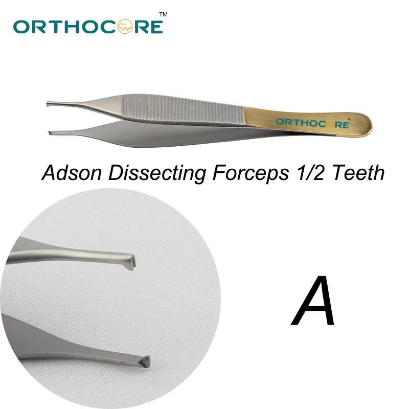 Adson Forceps Dissecting Forceps Brown Dissecting  veterinary orthopedic instruments