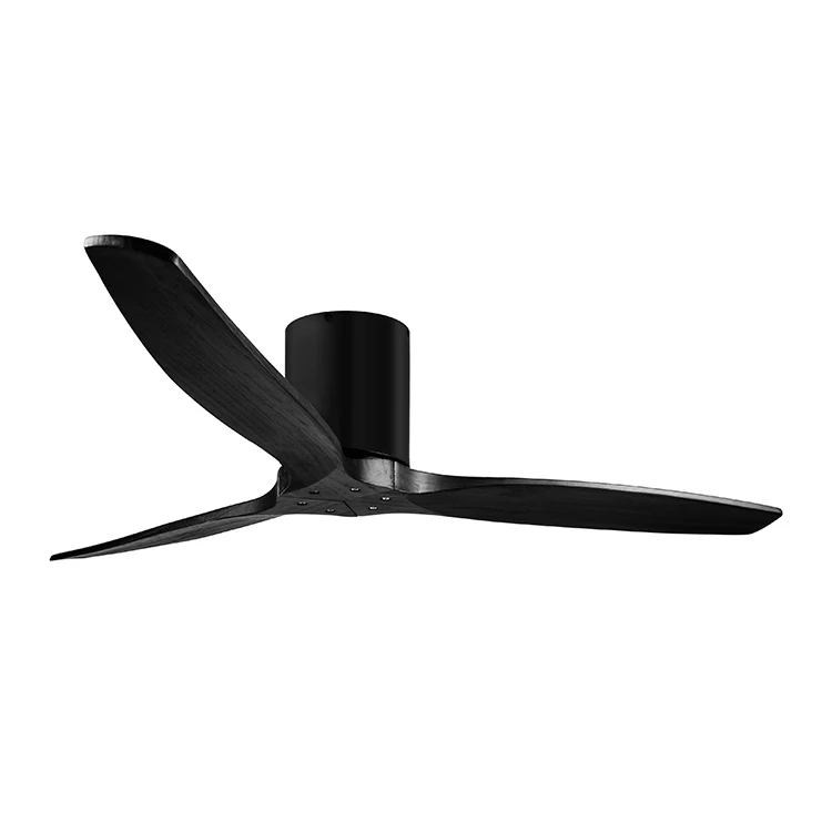 Ventilador de techo colgante de madera, precio barato, sólido, sin luz, ventiladores de techo eléctricos blancos para Hotel con luces Led, Control remoto positivo