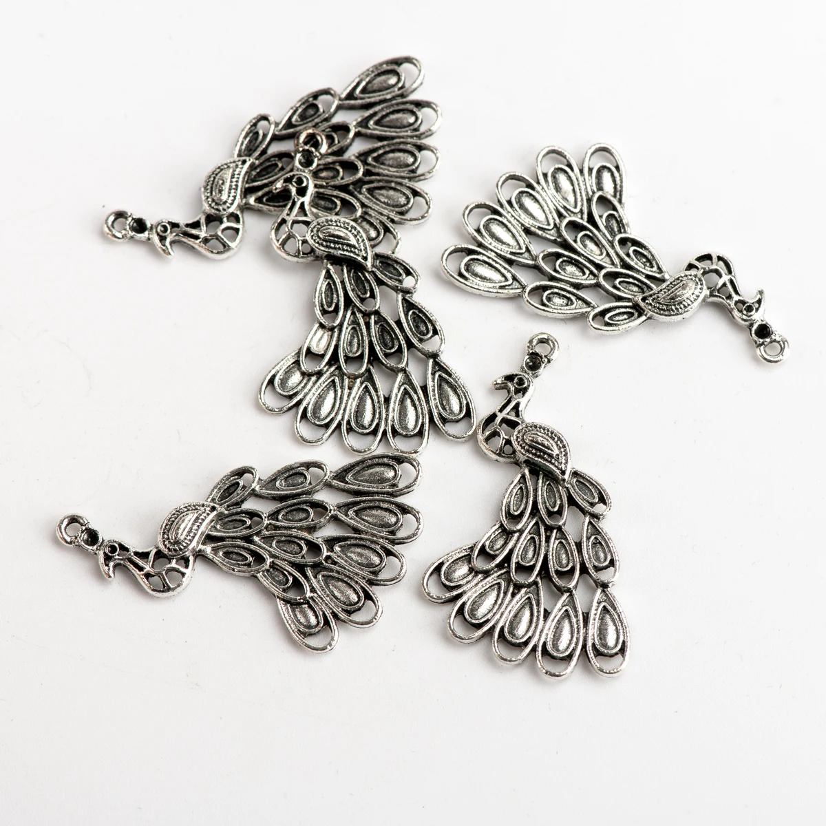 Peacock DIY Alloy Pendant Needlework Accessories Charms Jewelry Findings & Components For Jewelry Making #JY125