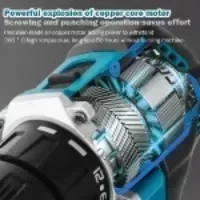 Makita DDF487 18V High Torque Cordless Drill, Brushless Power Driver for Woodworking Heavy Duty Repair Jobs