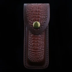 Genuine leather knife sleeve, knife protection sleeve, can be hung on the waist