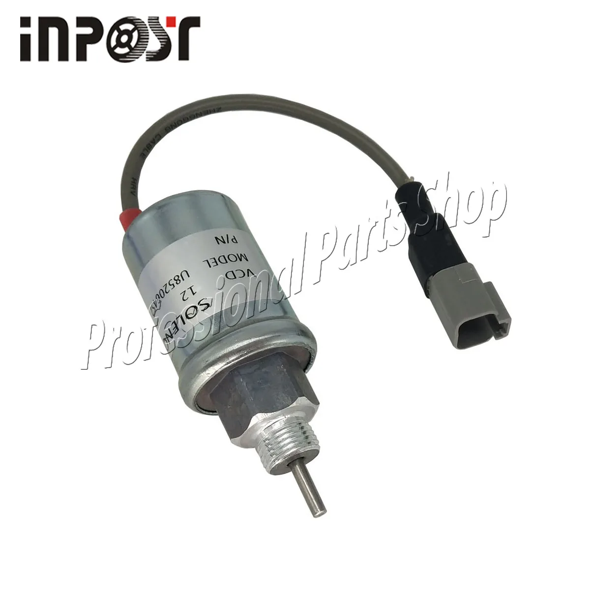 12V Solenoid U85206452 185206452 for PERKINS HL403C-15 HP404C-22 HR404C-22T Genset