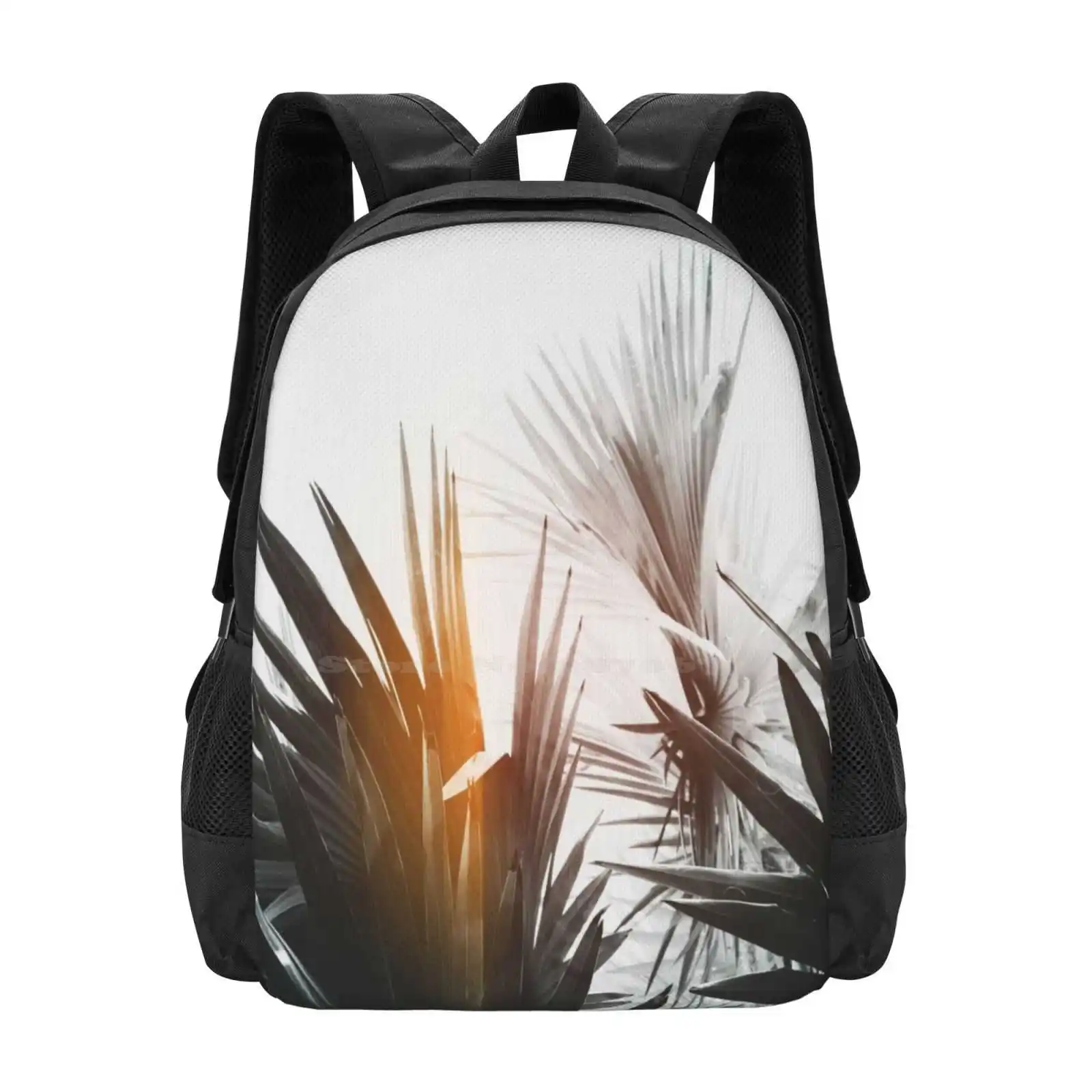 Flare #1 Schult asche große Kapazität Rucksack Laptop Flare tropische Kunst Palme Kunst Alicia Bock Palme Kunst Florida Kalifornien