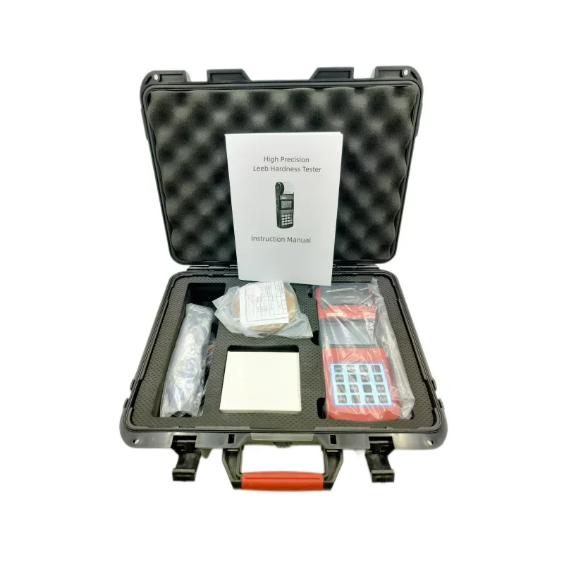 Multiple Languages Portable Leeb Hardness Tester With Cable Probe And Wireless Probe And Print Function,Big Color Display (1181)