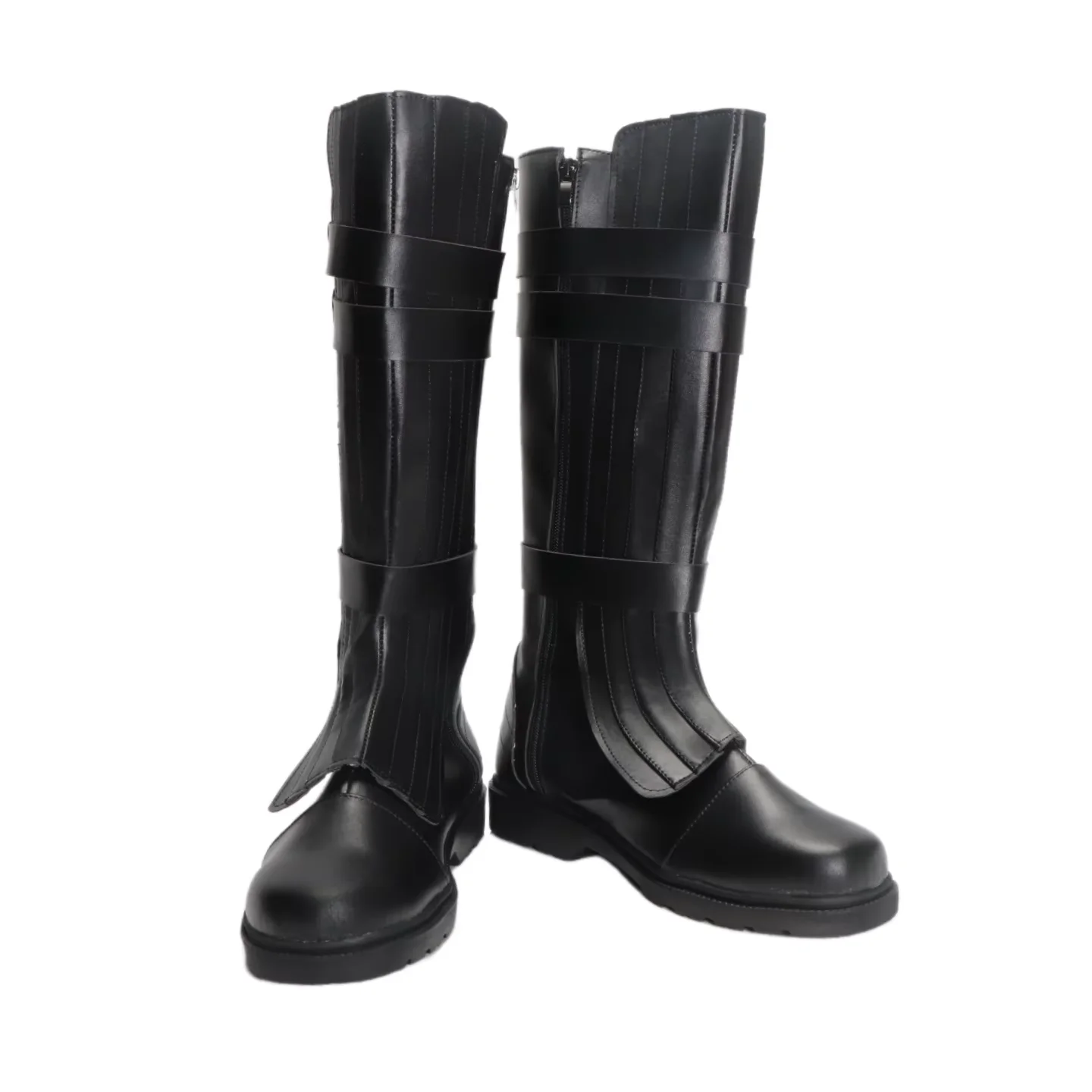 Anakin Skywalker Cosplay-Schuhe für Männer und Frauen, Weltraumschlacht-Schuhe, für Erwachsene, Halloween, Karneval, Party, Rollenspiele, PU-Lederstiefel