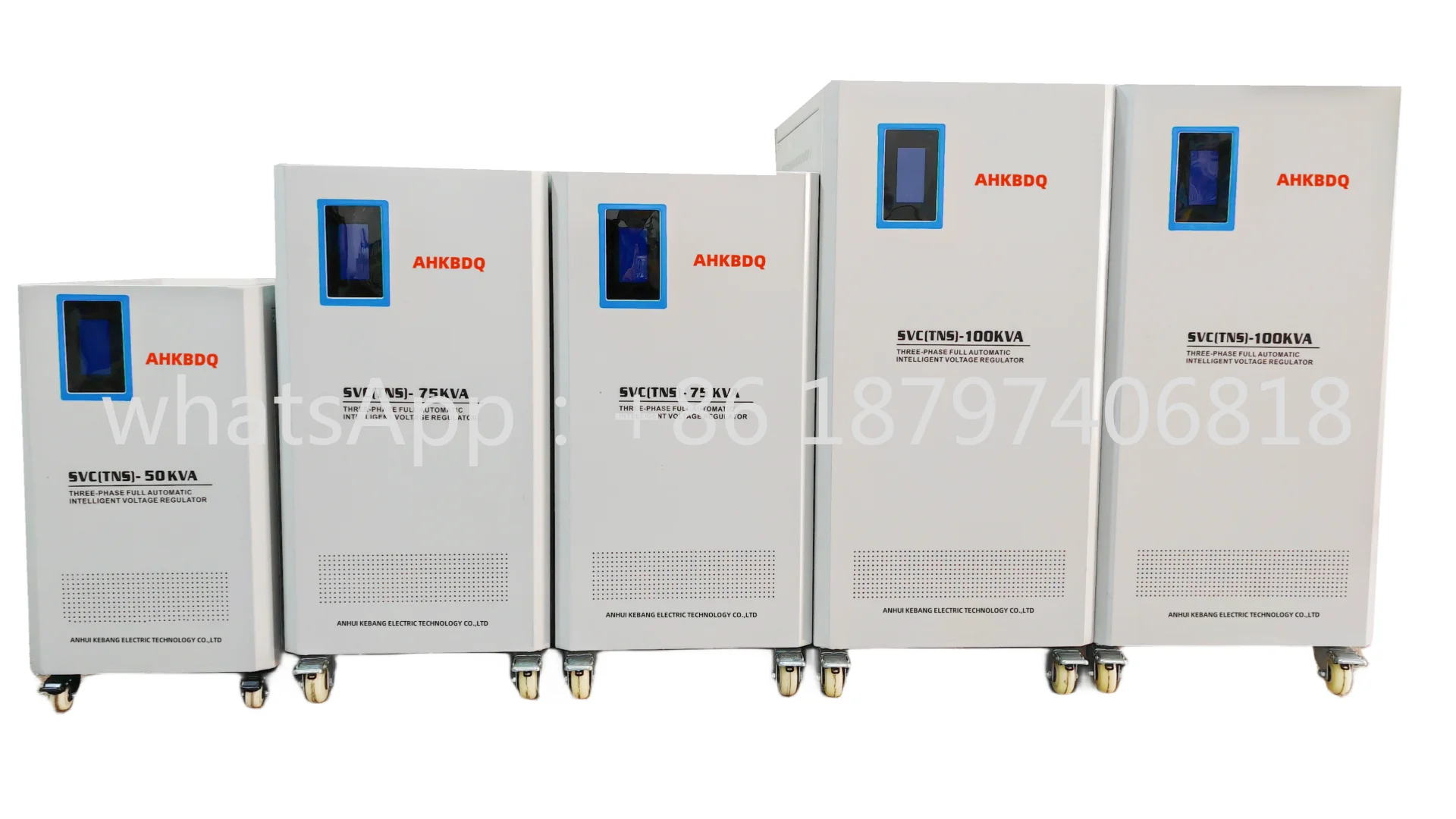 Estabilizador de tensão do servo motor trifásico do estabilizador de tensão do regulador de tensão automático 120kva 380v