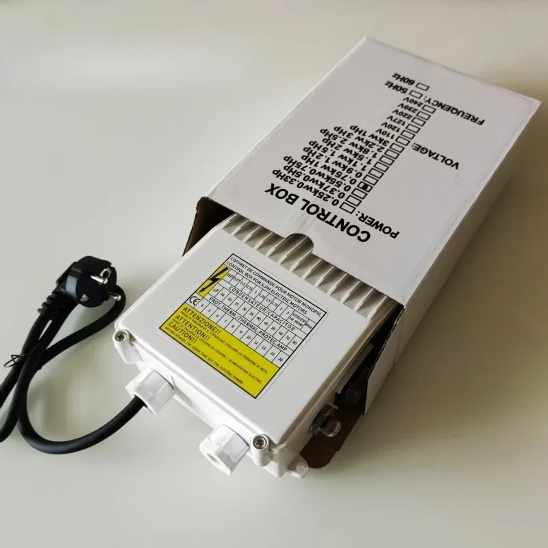220V Submersible Deep Well Pump Capacitor Control Box, Pump Switch Housing Replacement Repair Part