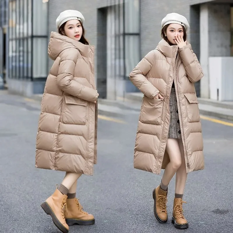 Temperament  Loose Women\'s Winter New Fashion Korean Down Cotton-Padded Jacket Fat Sister Slim Keep Warm Cotton-Bread Service