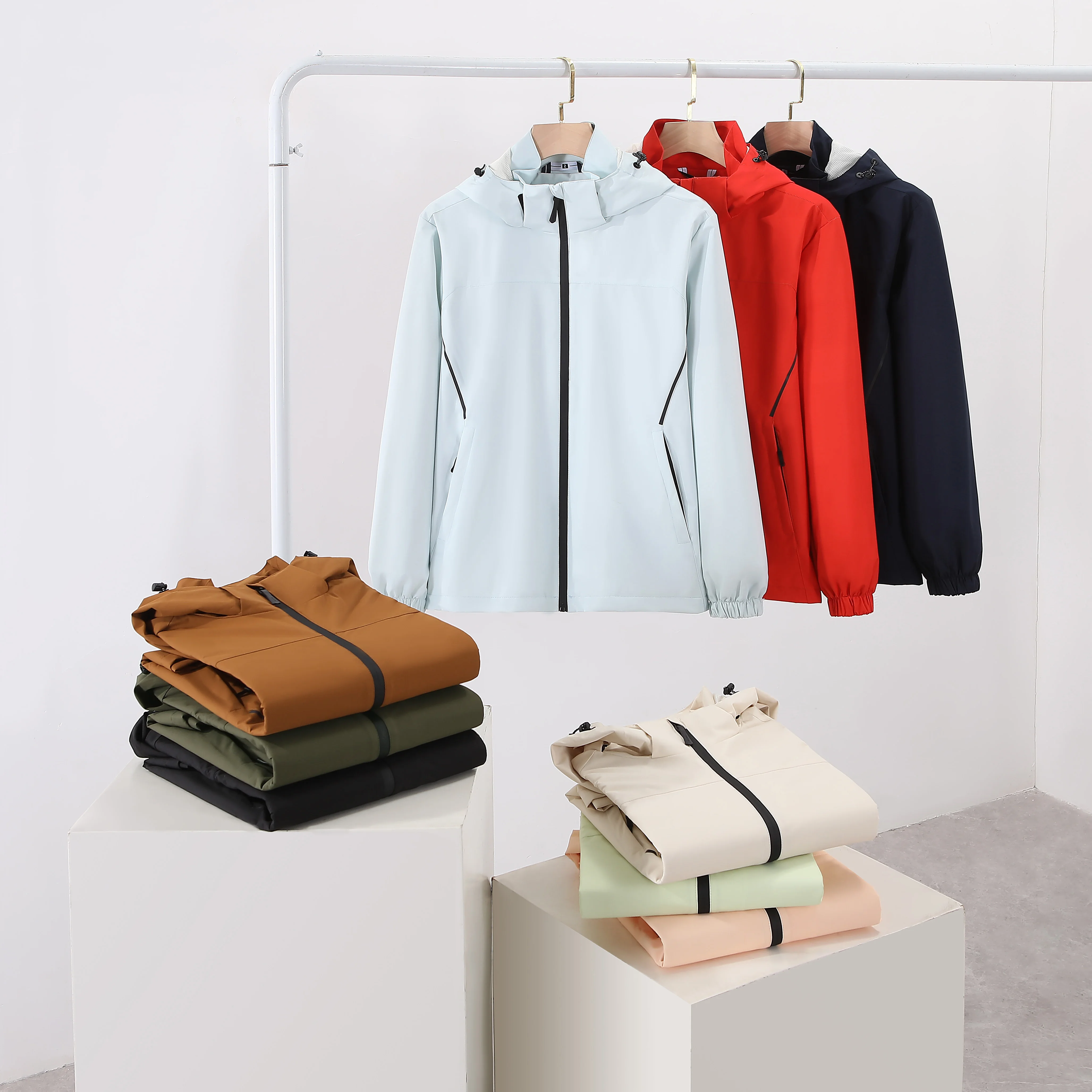 

Men's and Women's Outdoor Jackets Spring and Autumn New Long-sleeved Sports Windproof and Warm Hiking Camping Design Brand Coat