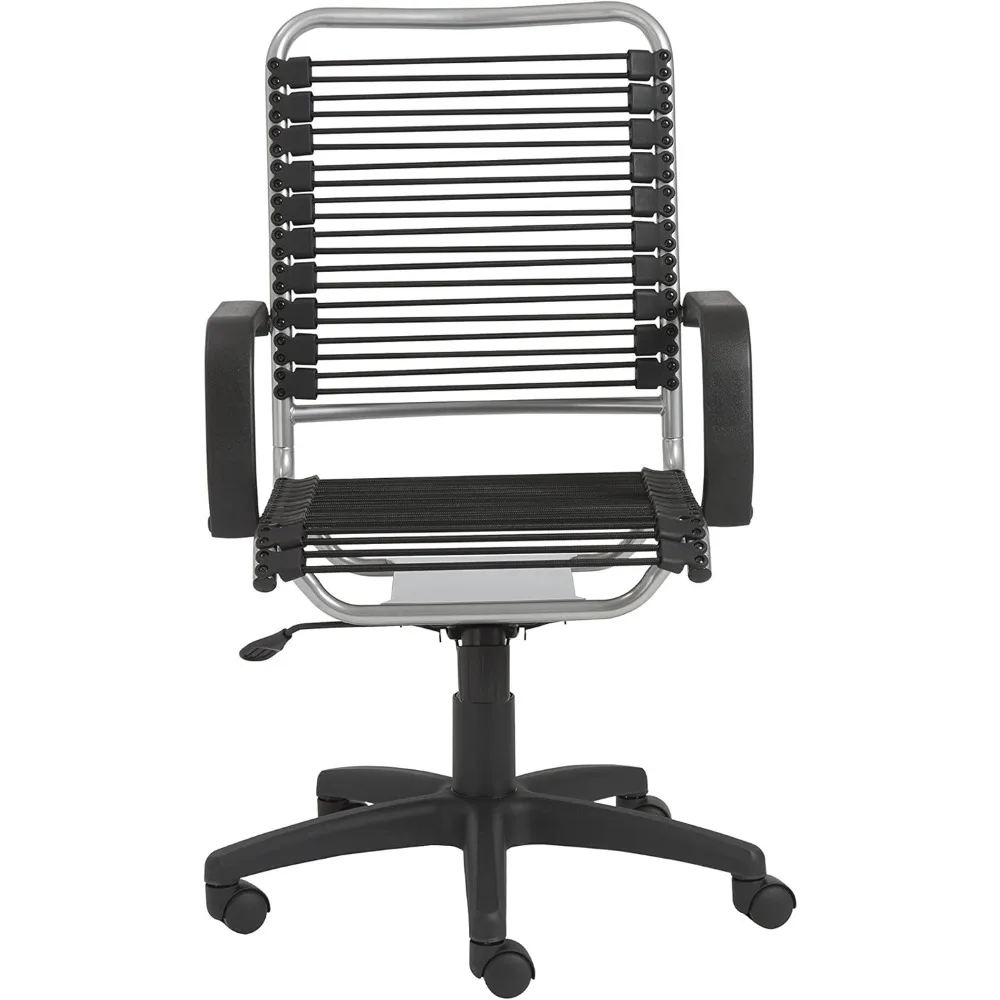 

bradley bungie ergonomic office chair: dual-lock tilt, 360-degree swivel, adjustable height, suitable for home and work environm