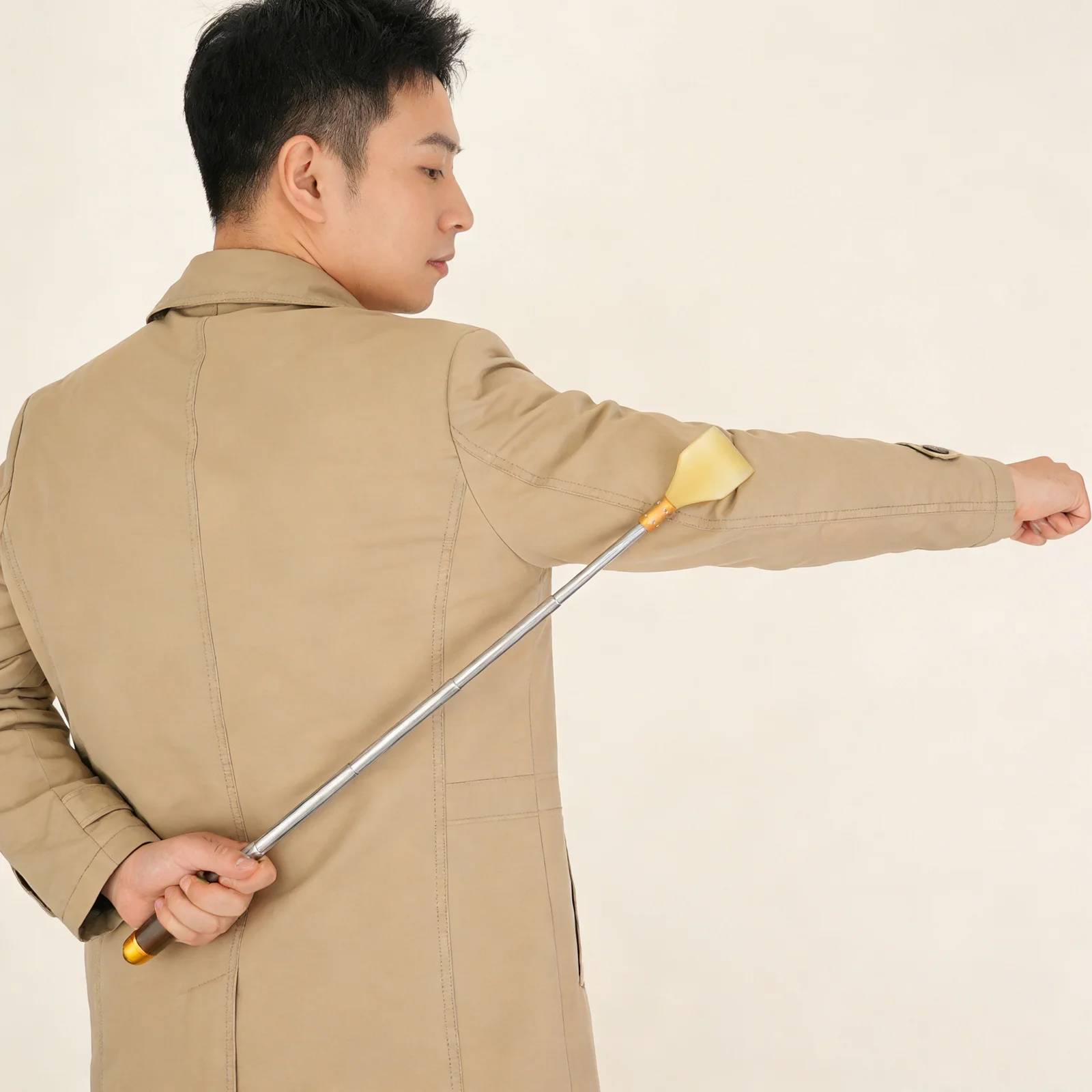 

2Pcs Retractable Back Scratchers Durable Practical Portable Itching Relief Self Massage Tools Back Scratcher Scratcher Claw