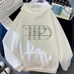 Ttpd hoodies women Fleece funny 90s harajuku clothes women Fleece Hooded Shirt