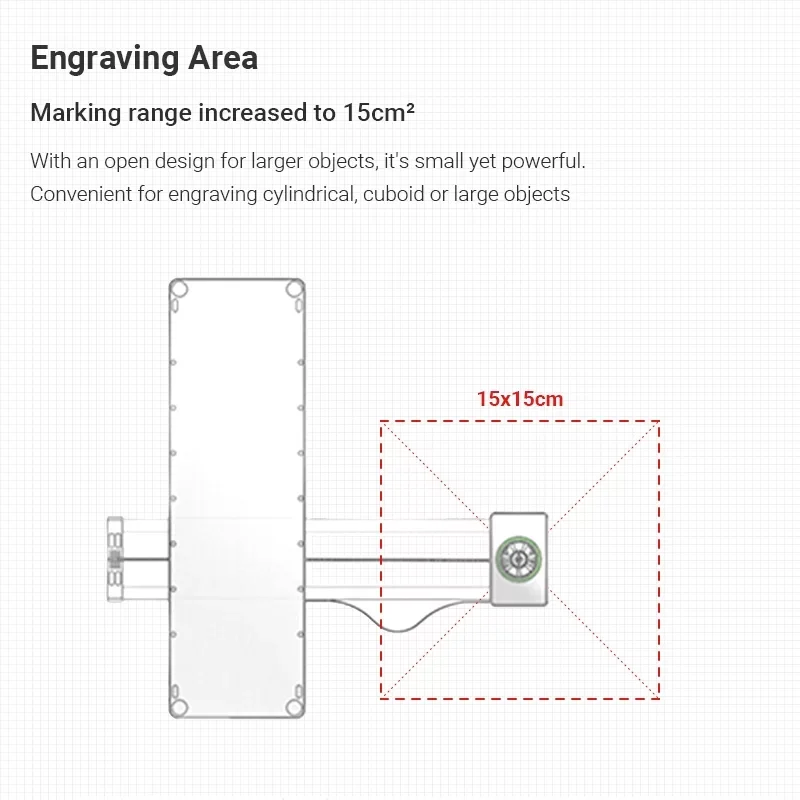 DAJA DJ7 7W 15W Laser Engraving Machine Small Laser Engraver Cutter PC App Connection 1.4KG 220V Engraving Area 15cm² Fast Speed