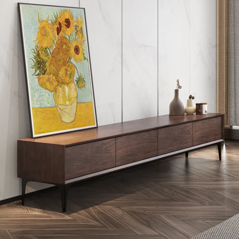 

Apartments Wooden Tv Cabinet Home Stand Home White Storage Dressers Tv Cabinet Luxury Muebles Para Hogar Japandi Furniture