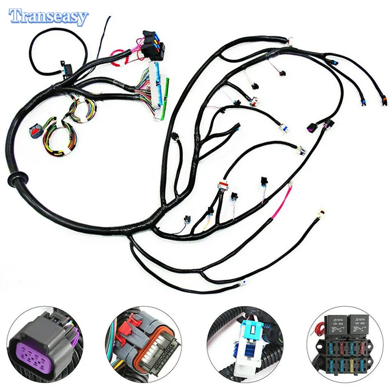 

LS1-4L60E Wiring Harness Stand Alone For LS SWAPS DBC 4.8 5.3 6.0 97-06 98 99 00 4L60