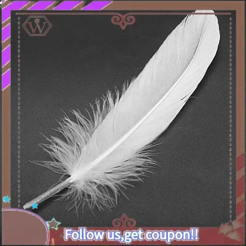 A95D-400Pcs الريش الأبيض أوزة الحرفية للحزب قبعة الحرف الزفاف الديكور 15-22 سنتيمتر