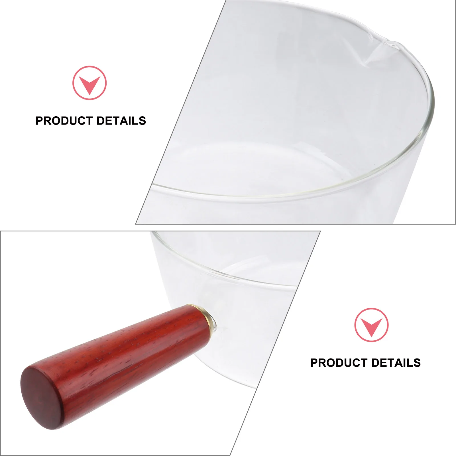 

Heat Resistant Glass Bowls Kitchen Tableware Food Storage Bowl Noodle Bowl Clear Material Easy Clean Decorative Smooth Rim