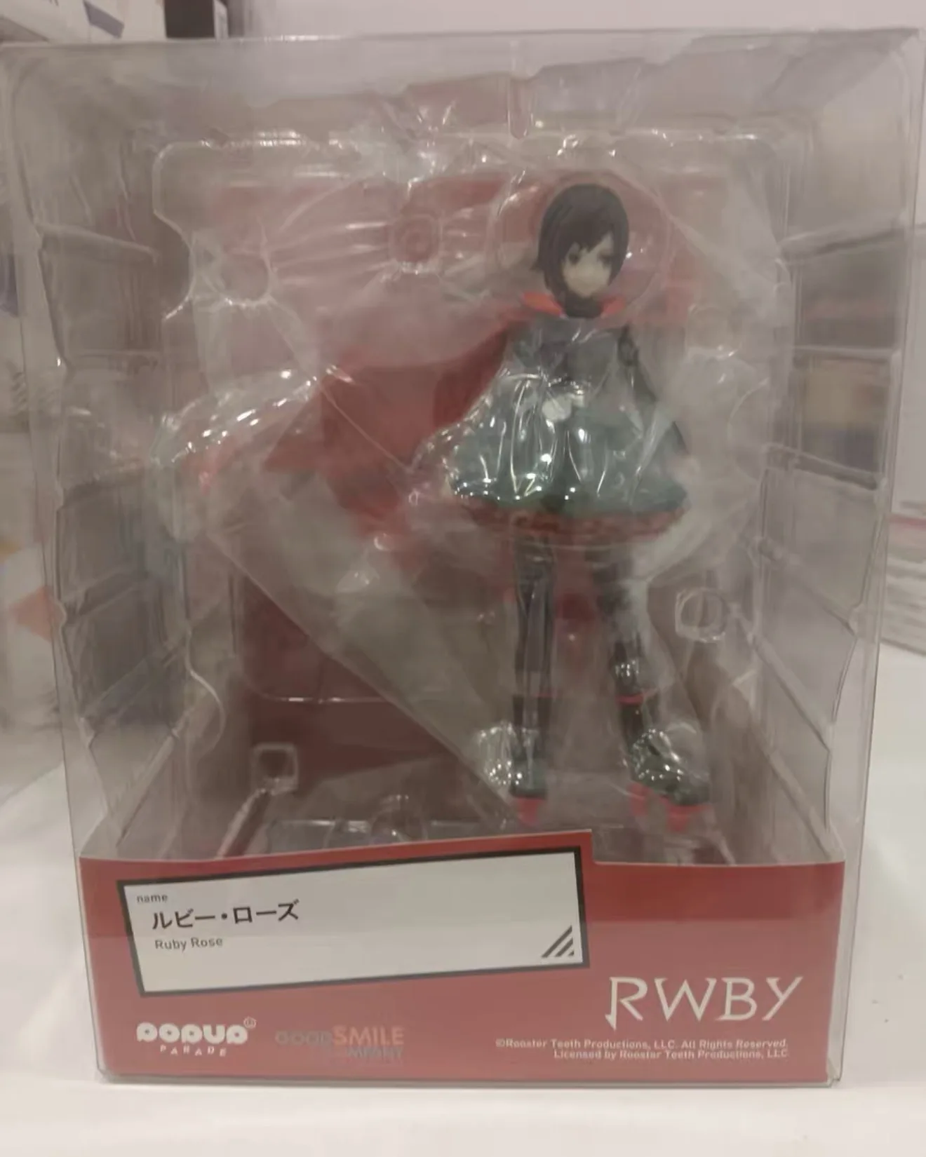 100% Original en Stock Good Smile Company Pop Up Parade RWBY Ruby Rose Garage Kit Colección Serie Anime Figura Modelo Juguetes