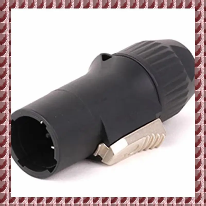A95G 10Pcs NAC3FX-W NAC3MX-W 3Pins True Locking Connector Plug Jack PA66 Material IP65 Grade Waterproof 10 Male Plugs